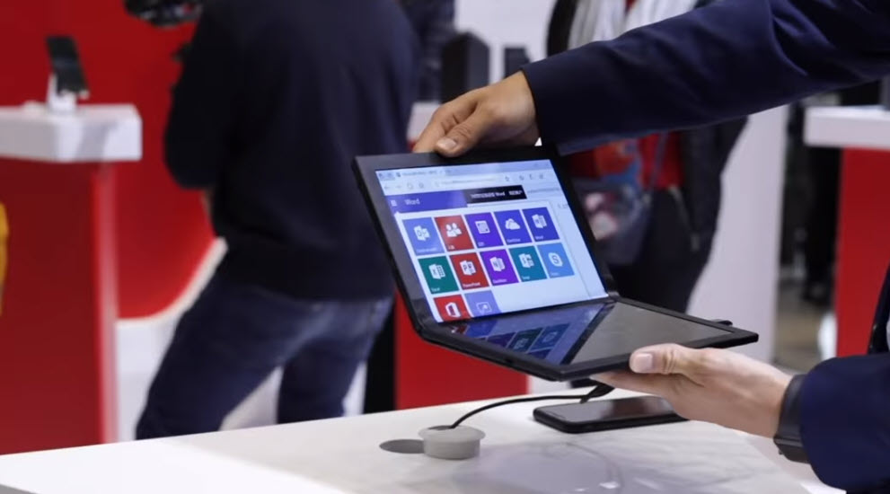 Lenovo’s Foldable PC preview at Tech World 2019
