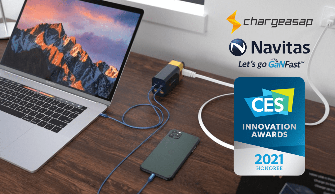 Chargeasap Omega: World’s Most Powerful Multi-port GaNFast Charger named as CES 2021 Innovation Awards Honoree