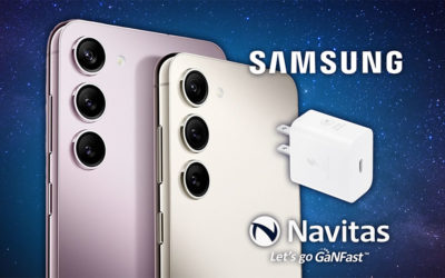 Navitas Wins Samsung Galaxy S23 Phone 25W Fast Charger Design